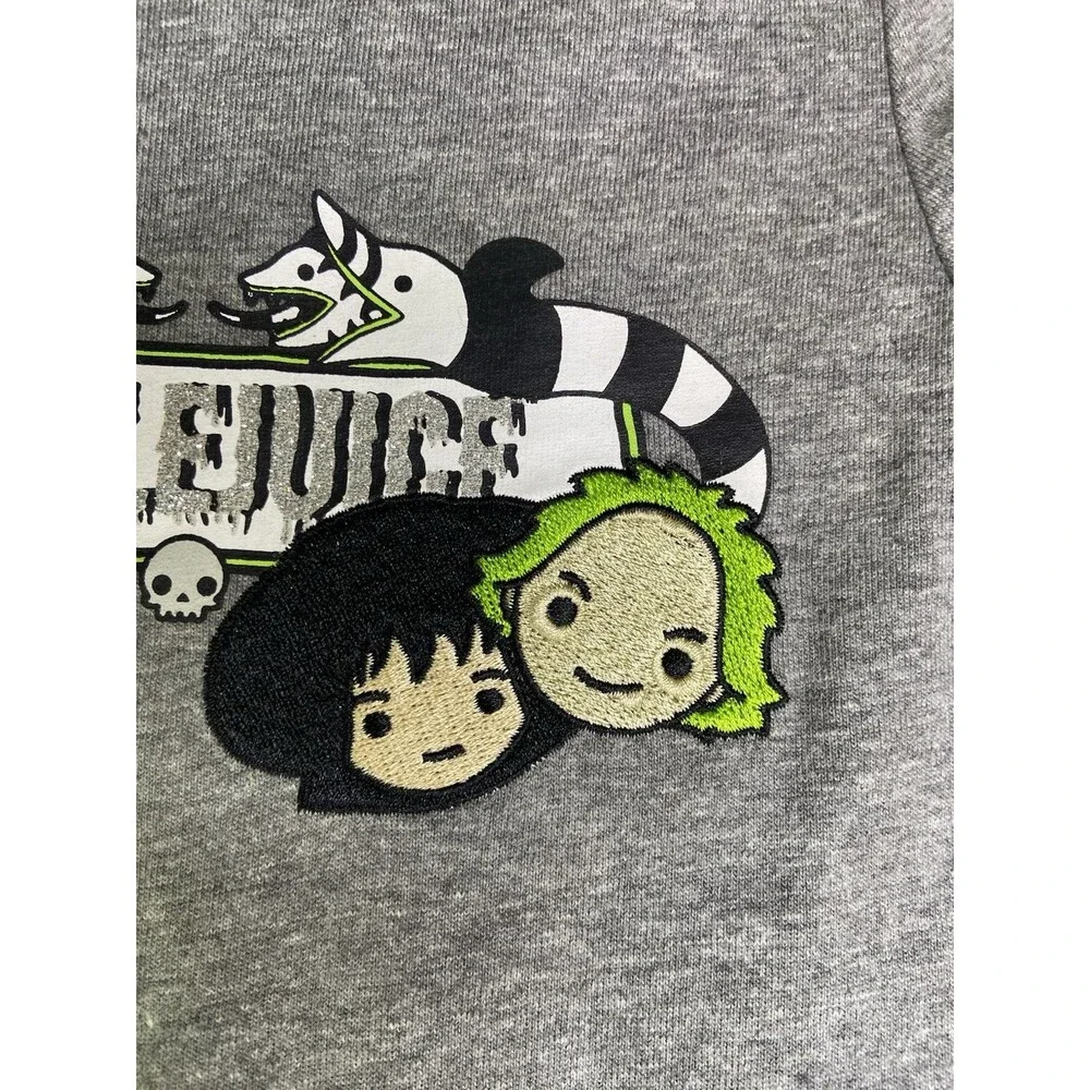 Beetlejuice 4T Toddler Girls 3 Piece Shirt Tutu Skirt Flared Pants Set Outfit